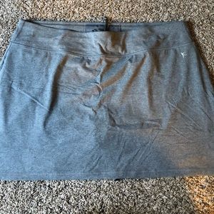 Gray sporty skort